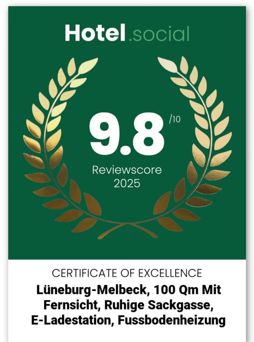 Lueneburg-Melbeck, 105 Qm Mit Fernsicht, Ruhige Sackgasse, Fussbodenheizung, Wallbox Gegen Gebuehr ภายนอก รูปภาพ